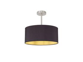 Baymont SN BL/GR Ceiling Lights Deco Semi Flush Fittings